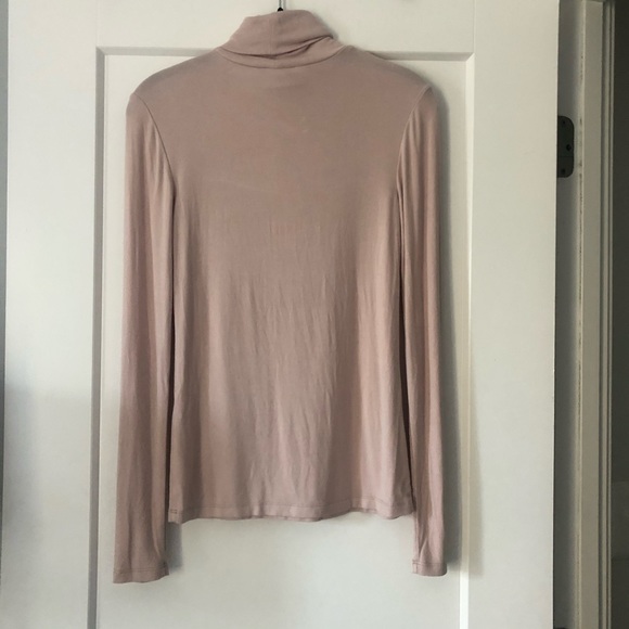 NWT Theory Powder Pink Turtleneck, Small/P - Picture 5 of 6
